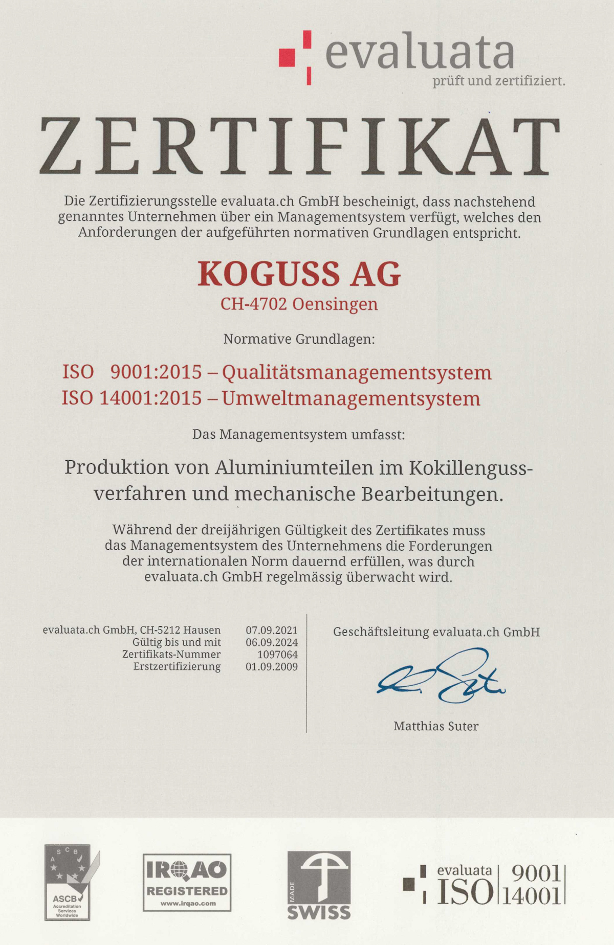 Q-Zertifikat